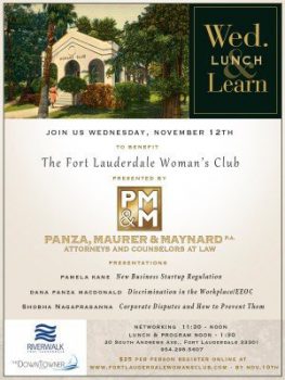 Press Release Lunch and Learn Nov 12, 2014
